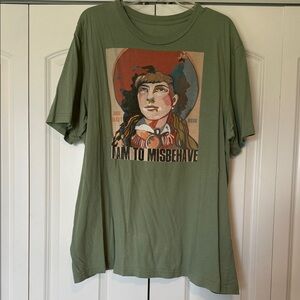 Olive Graphic T-Shirt